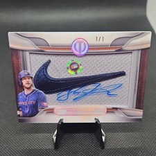 2025 Topps Tribute Prime Patch Autographed Relic Kyle Tucker 1/1 PPA-KT Astros