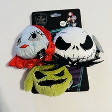 Nightmare Before Christmas Dog Toy Set- Jack Sally Oogie Boogie