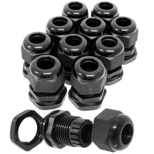 M20 compression cable gland for 6-12 mm cable (black)
