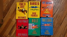 Lot of 6 Dick Francis novels Hard Cover