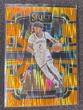 Select Cameron Johnson Orange Flash Prizm #12