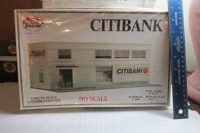 Model Power 445 HO Citibank Building Kit Free Shipping