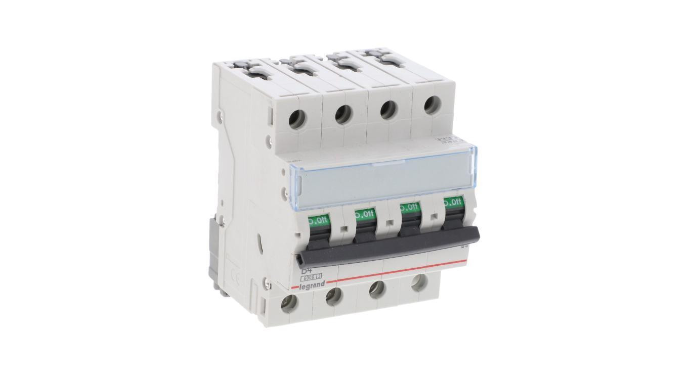 Circuit breaker 4P B 4A 6kA AC S304 TX3 403412 /T2UK