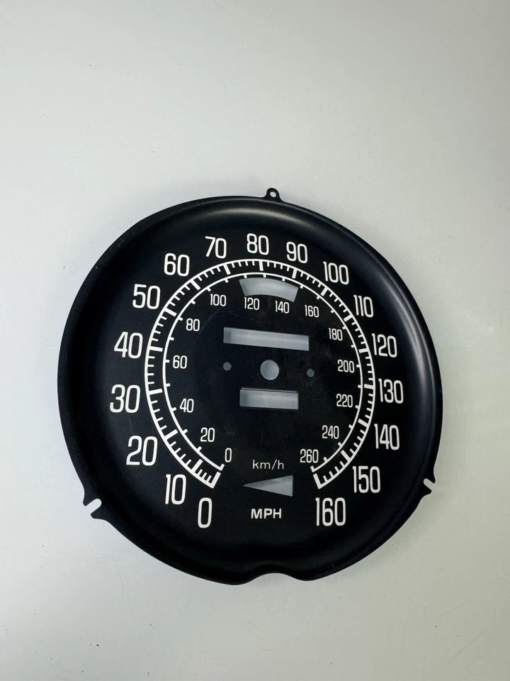 Placa frontal velocímetro Chevrolet Corvette AC Delco 6496851 1972 1973 1973 Foto 3 de 4