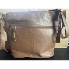 Vintage Great American Leather Works Purse Brown 100 Leather Shoulder Bag