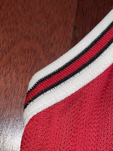 Maglia 100% Autentica Michael Jordan Vintage Champion 95 96 Bulls 44 L Taglio Pro - Foto 16 di 20