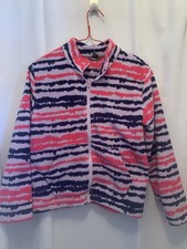 Eddie Bauer Youth Zip Up Fleece Top, Size Medium 12 