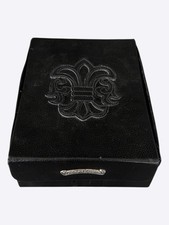 Chrome Hearts Black Leather Sunglasses Case