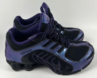 Nike Women's Shox Navina - 356918 055 - Black / Iridescent Purple - Size: 7 RARE