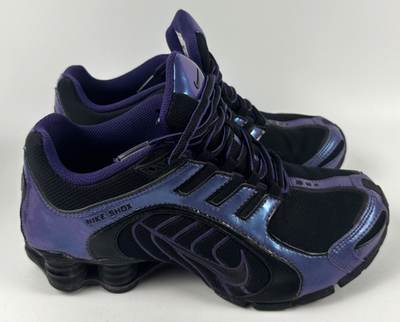 Nike Women's Shox Navina 356918 055 Black Iridescent Purple