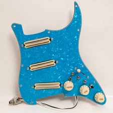 For Fender Strat Guitar Prewired Loaded Pickguard with Coil Splitting Pickup Set