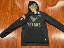 Nike Men  s Houston Texans Salute To Service Therma Hoodie Sweatshirt Medium M