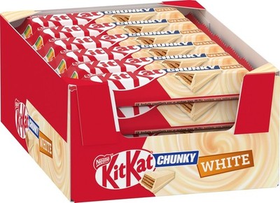 NESTLÉ KitKat Chunky White Schokoriegel 24er Pack (24 x 40g)