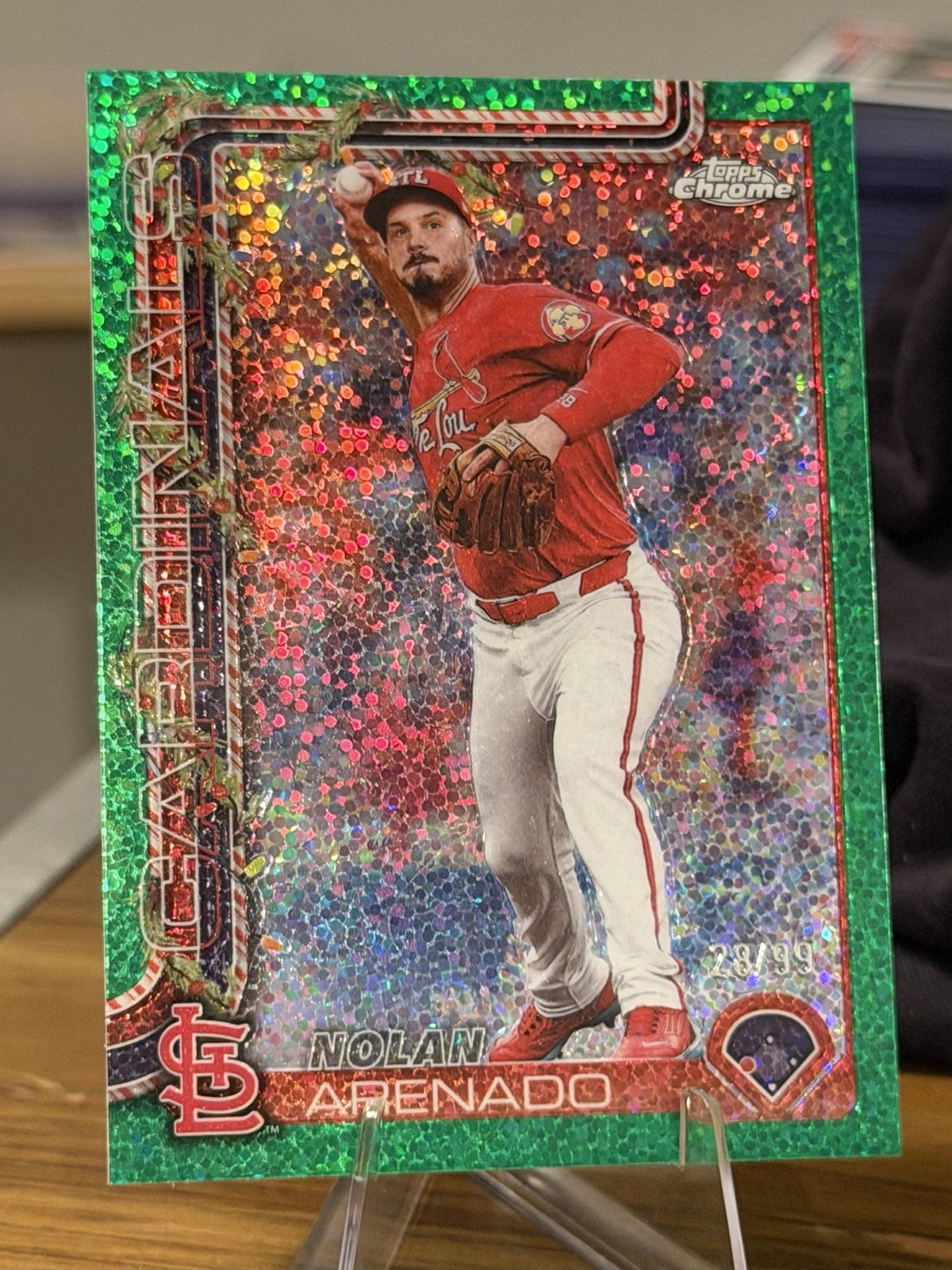 2025 Topps Holiday Nolan Arenado #HC132 Green /99
