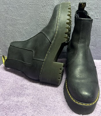 Dr. Marten s Rometty Black Leather AirWair  Boots Women 9 EXCELLENT!