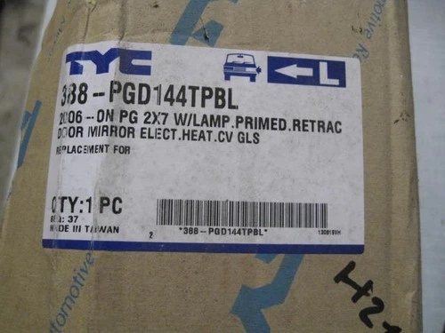 For Peugeot 207 2006-2013 Electric Door Wing Mirror Primed Cover Left Side