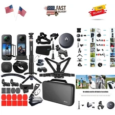 Accessories Kit for Insta360 X5 / X4 Camera Mount Bundle with Magnetic Mount ...