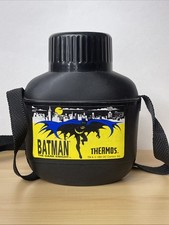 Cantimplora aislada marca termo 22 oz 1991 vintage Batman The Dark Knight