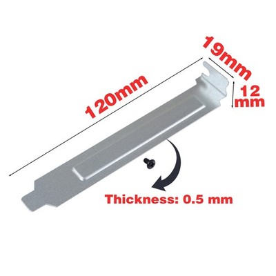 PCI Slot Cover Hard Steel Mesh Dust Filter Blanking Plate Desktop PC GPU Shield