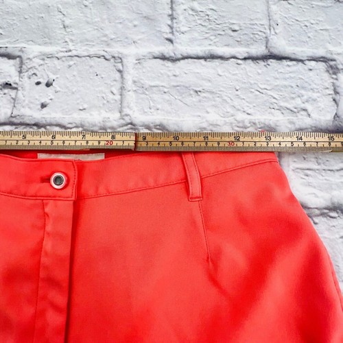 Coral Bay Shorts Womans 4 Golf Bermuda Flat Front Stretch Coral High Rise - Picture 2 of 7
