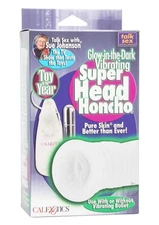 Sue Johanson Glow In The Dark Vibrating Super Head Honcho Masturbator with