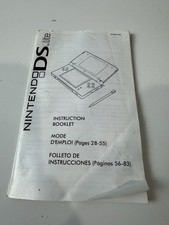 Nintendo DS System Instruction Booklet Only