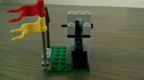 LEGO Castle: King's Catapult (1480) Complete w Minifigures No Instructions