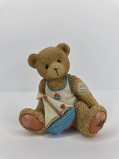 Cherished Teddies ARTHUR holding sailboat August 1993