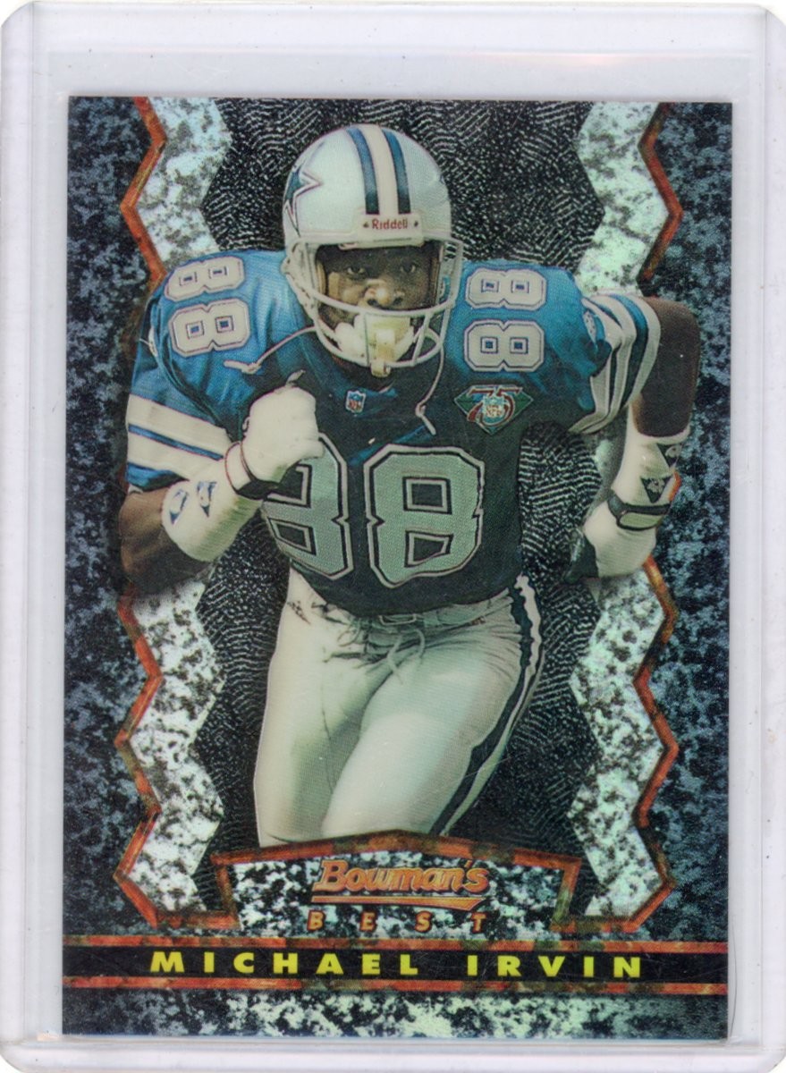 Michael Irvin 1994 Stadium Club Bowman's Best Refractors Dallas Cowboys