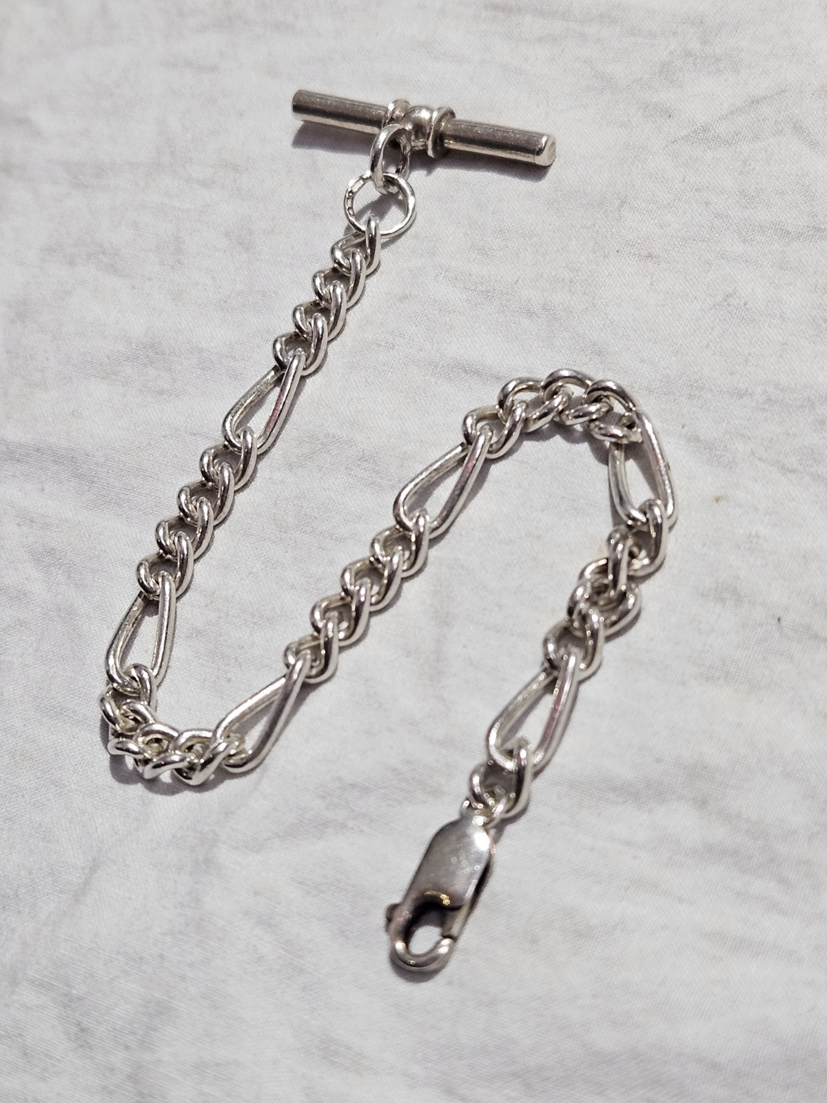 Pocket Watch Albert Chain. Solid Silver. - image 3