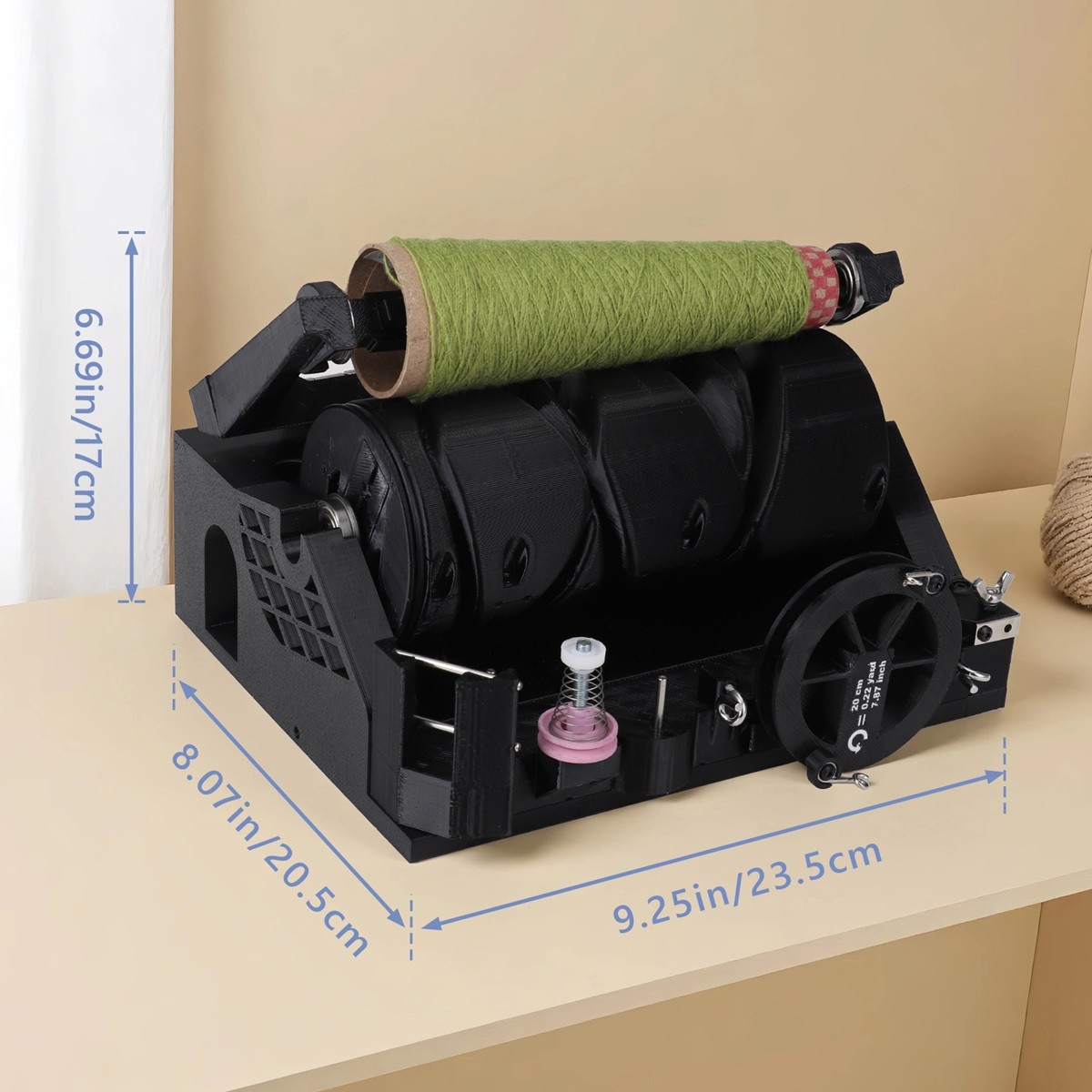 Electric Yarn Winder Tufting DIY Automatic Yarn Ball Winder With Digital Display