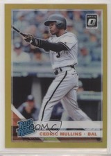 2019 Panini Donruss Optic Rated Rookies Gold Prizm 2/10 Cedric Mullins #31 fm0