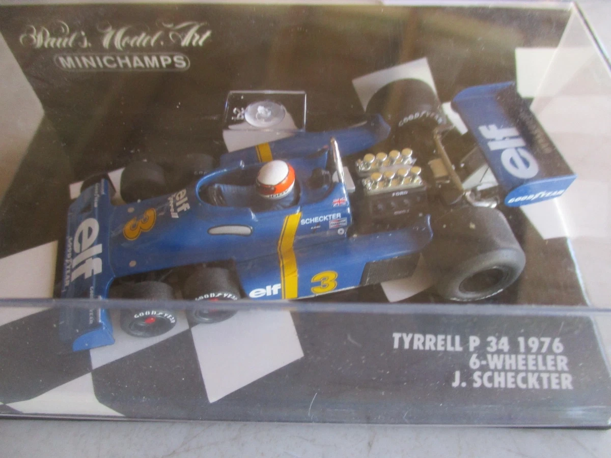 MINICAMPS 1/43 TYRREL P-34 1976 6-WHEELER #3 J.SCHCKTER F1