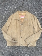 Vintage Levi’s Orange Tab Suede Trucker Jacket XL Made in Mexico c.1981 Rare