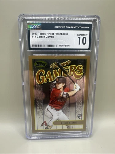 2023 Topps Finest Flashbacks Gamers #14 Corbin Carroll RC - CGC 10