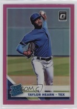2019 Panini Donruss Optic Rated Rookies Pink Prizm Taylor Hearn #54 0c2