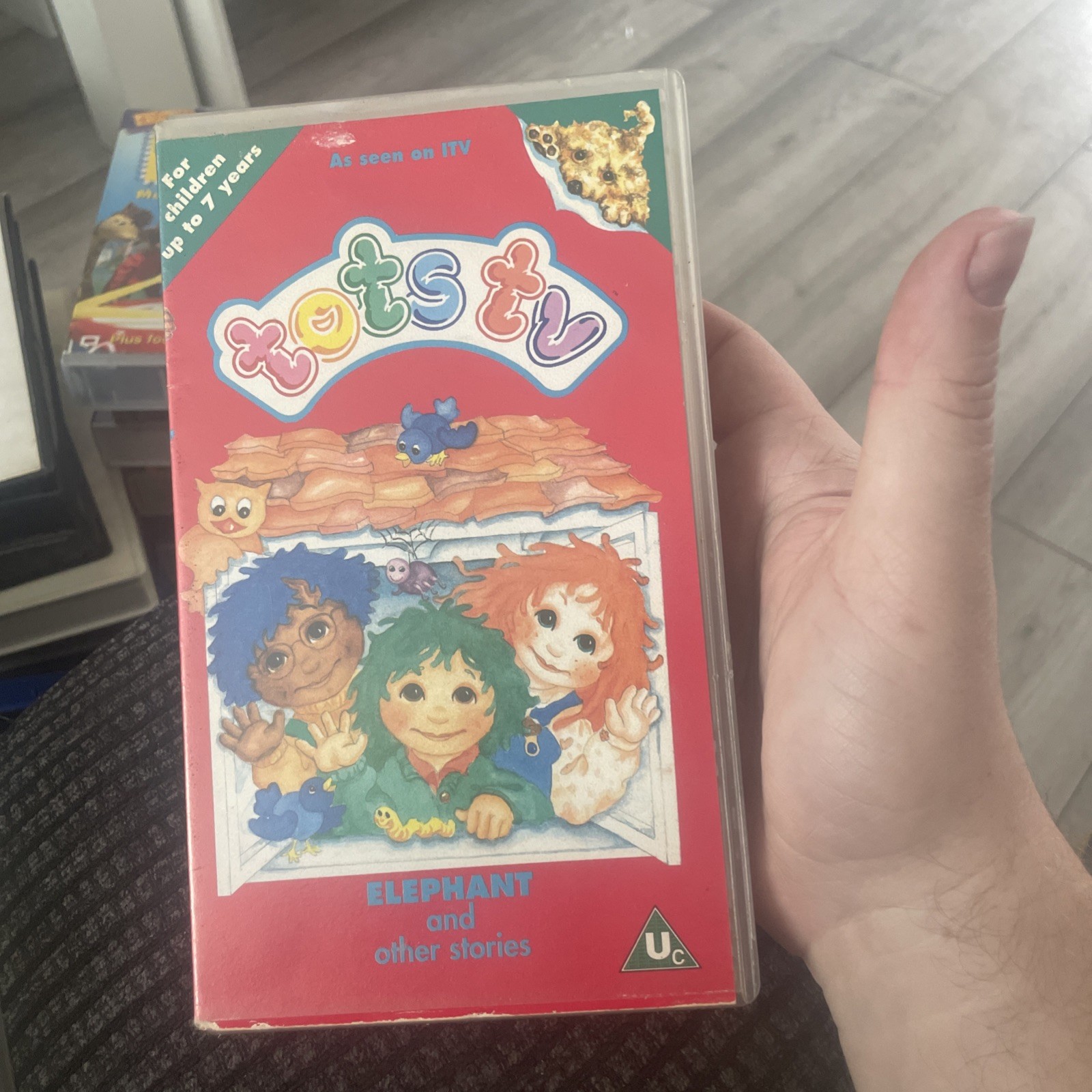 TOTS TV Elephant & Other Stories VHS PAL Childrens Video BBC