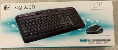 Logitech MK320 Wireless Keyboard & Mouse Combo, Plug & Play, Spill-Resistant