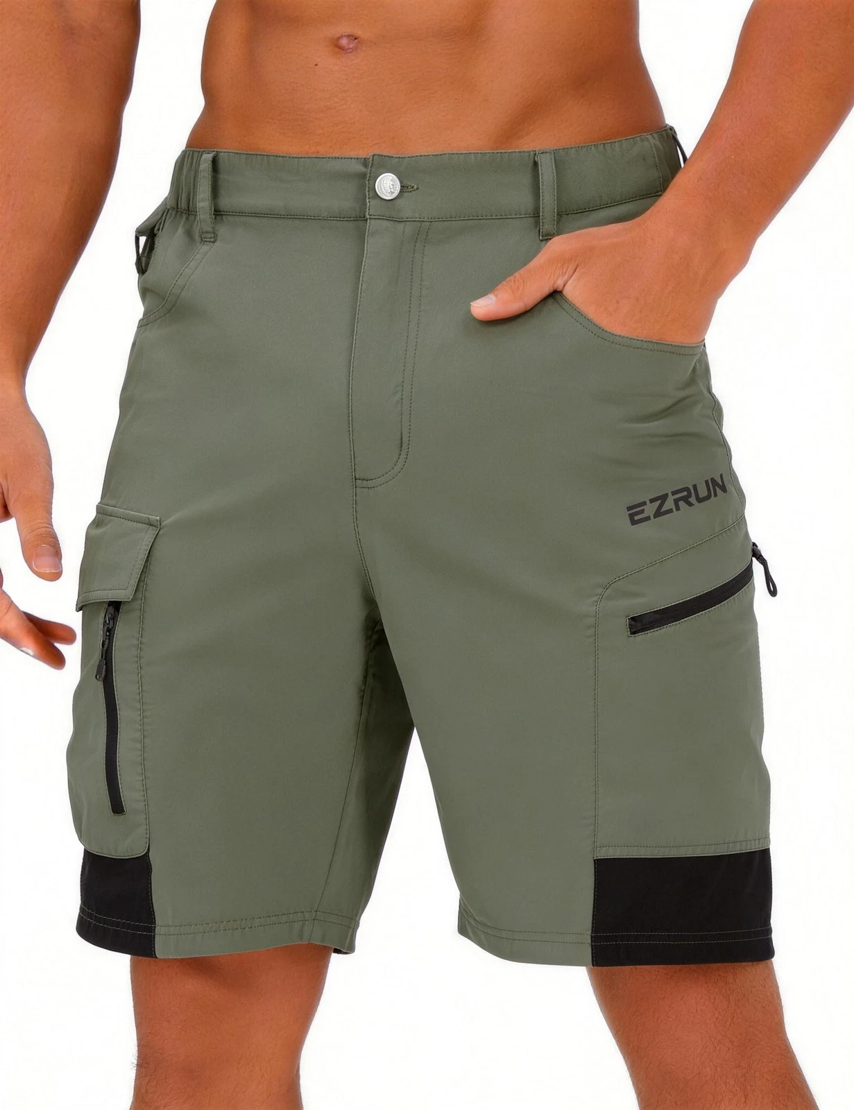 Men's Hiking Cargo Shorts Quick Dry Golf Outdoor Work Tactical Shorts with Mu...