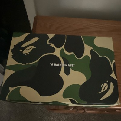A Bathing Ape Bape Sta Shark Low Top ,base Black With Red Star/ Multi Color WGM