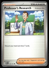 Professor's Research [Professor Elm] 123/131 Prismatic Evolutions Pokemon LP
