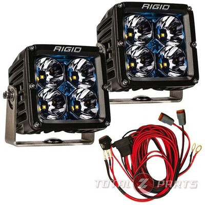Rigid Industries  Radiance Pod XL 4'' LED Lights Pair (Blue Backlight) w/ Harness