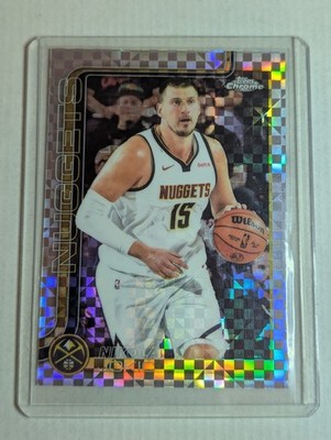 2025-26 Topps Chrome Nikola Jokic X-Fractor   MVP Buyback Eligible Denver Nugget
