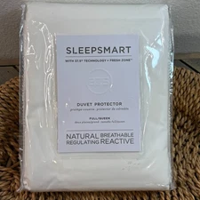POTTERY BARN SLEEPSMART TEMPERATURE REGULATING DUVET INSERT PROTECTOR FULL/QUEEN