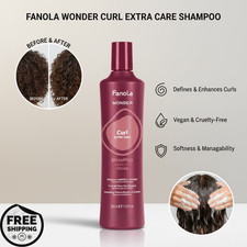 Image of Fanola Wonder Curl Curly Hair Shampoo 350ml Salon Care - Free Shipping Uk