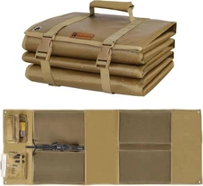 IC ICLOVER Shooting Mat, Tactical Prone Padded 77"L x 28"W, Tan 