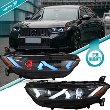 Demon Eye Headlights Red Demon Eye LED Headlights Fit For Honda Accord 2023-2025 Front Lamp Assembly