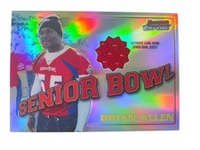 Brian Allen | 2001 Bowman Chrome, Senior Bowl | Jersey Patch | FSU Seminoles