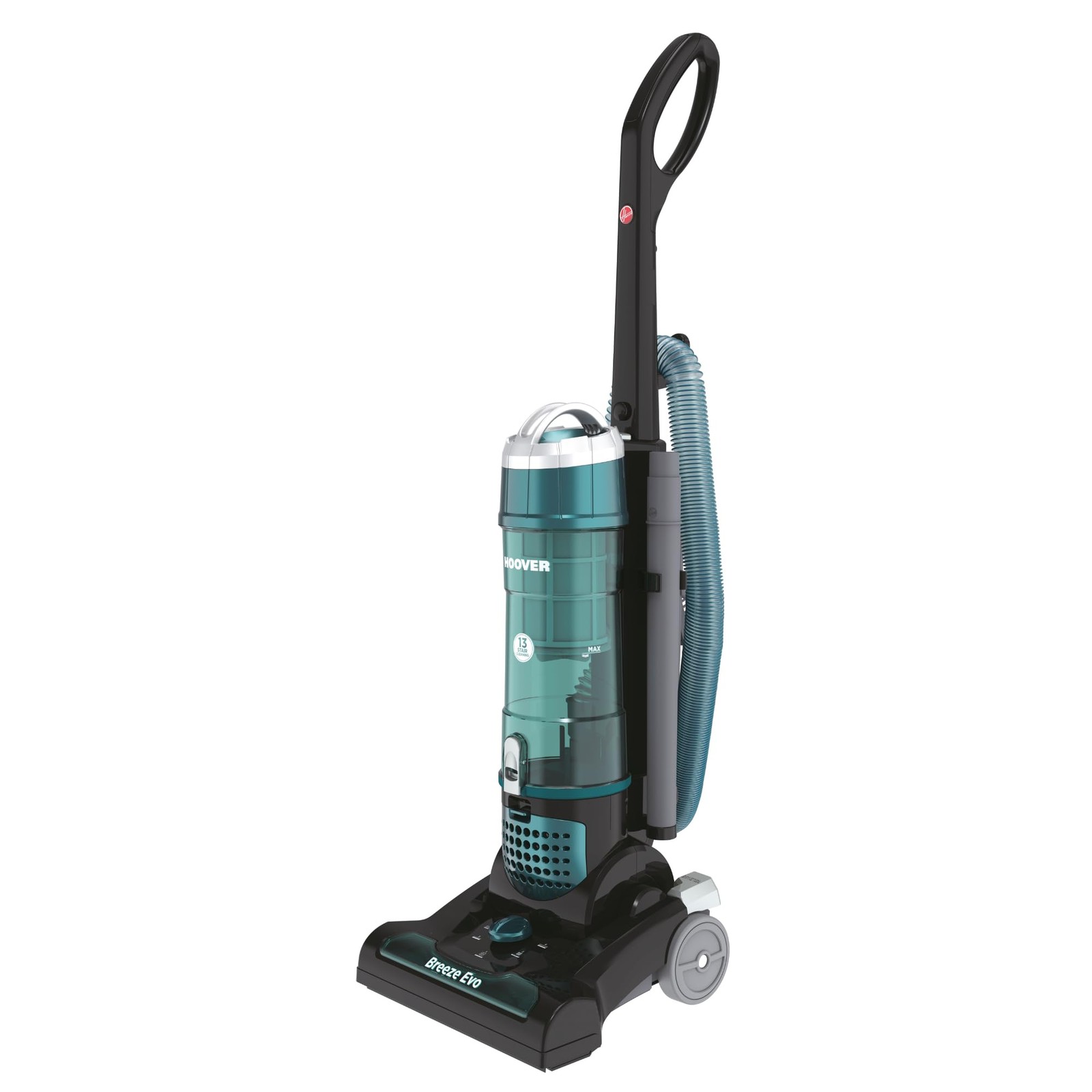 Hoover Breeze EVO Bagless Upright Vacuum Cleaner - Black/Turquoise