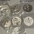 2oz X 6 Egyptian Gods Silver Round UNC - #1,2,3,4,5,6  In Series bullion Collect